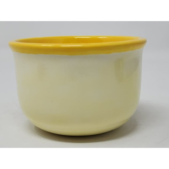 Vintage Yellow Ceramic Teapot W Lid & Coffee/Tea Cup Yellow/White Single Serve - Picture 11 of 16